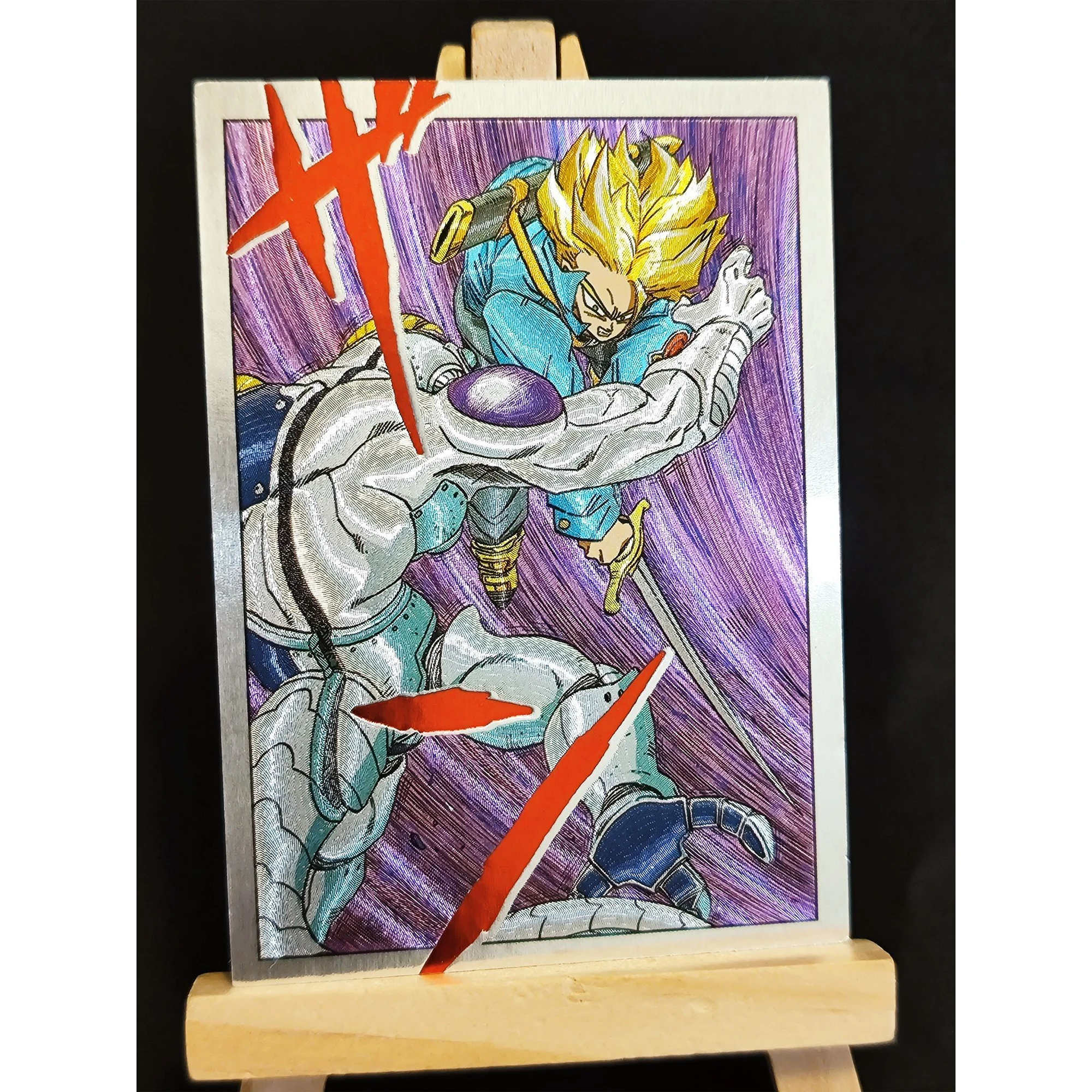 12Pcs/set Dragon Ball Super Saiyan Goku Vegeta Trunks Android 18 Flash Cards Cell Series Gift Toy Game Anime Collection Card