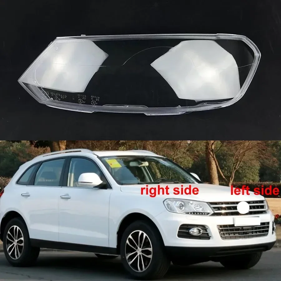 

For Zotye T600 2014 2015 2016 2017 Car Accessories Headlight Lens Cover Transparent Lampshade Headlamp Shell Plexiglass