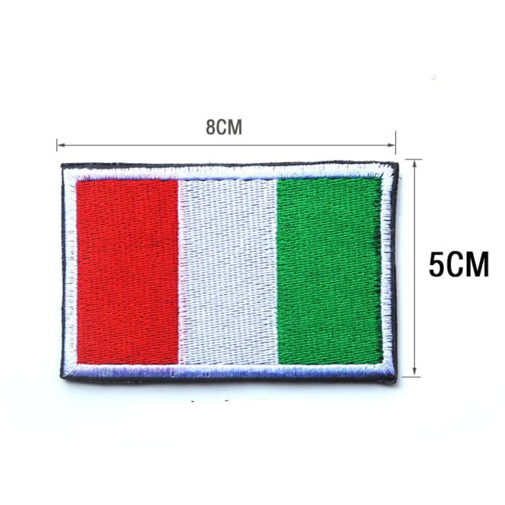 5 stks Sport Borduurpatch Nationale Vlag Applique Voor Armband Schoen Jas Tas Hoed Diy Doek Plakken Decoratieve Haak Lus Band