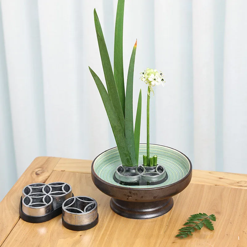 Japanese Ikebana Shippo Dome Flower Art Fixed Tool Kenzan Floral