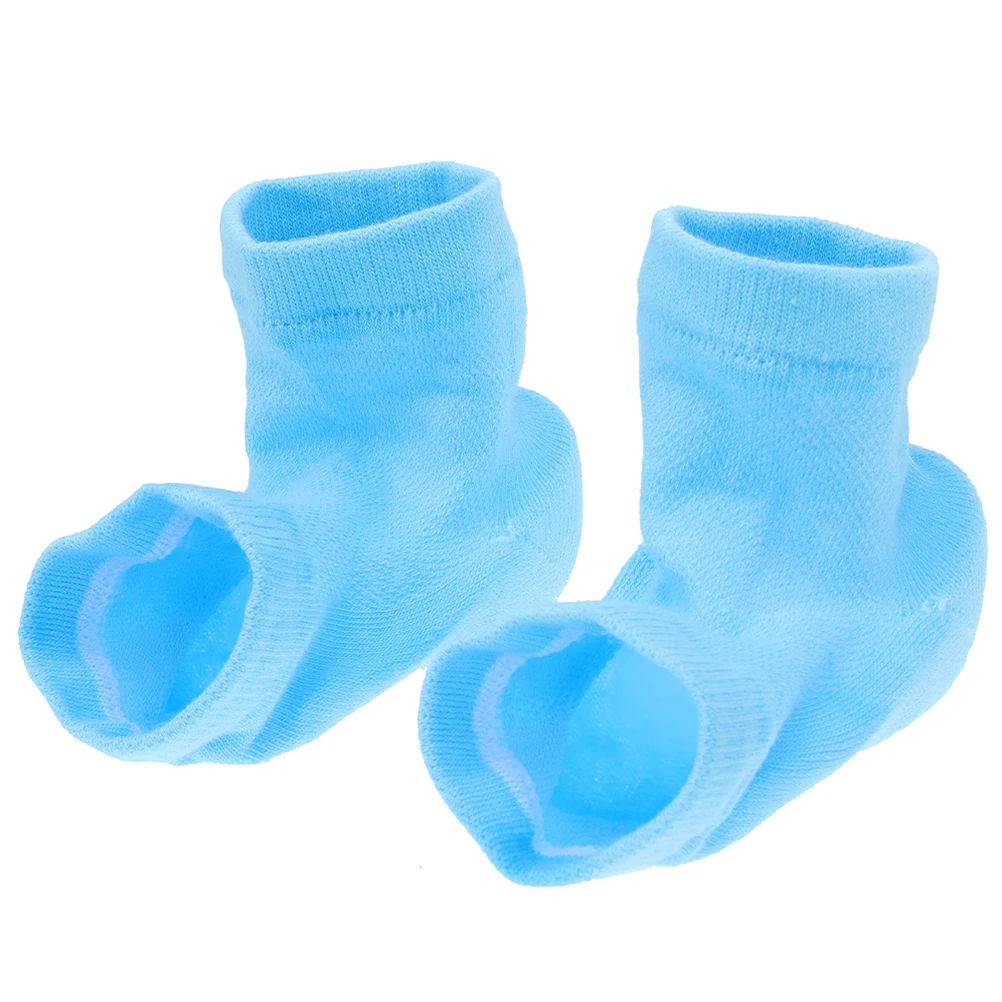 1 Pair Height Increase Socks Unisex Soft Insoles For Men Women Inserts Shoe Filler Blister Prevention Pads