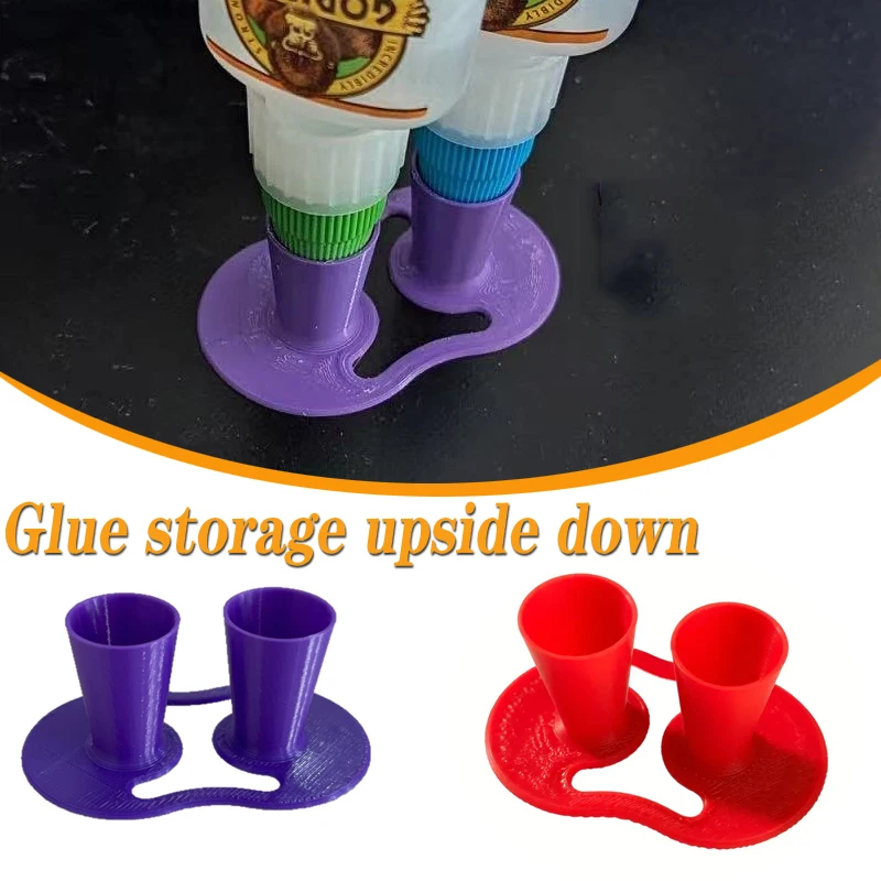 

Inverted Glue Bottle Stand - Non-Slip, Drip-Free & Mess-Proof for Crafts/Home/Office