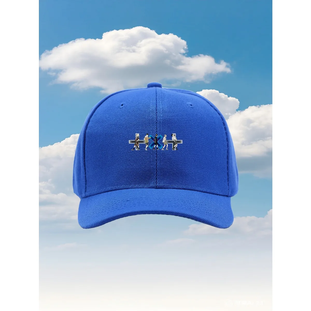 Txt 0x1=lovesong Mv Walking Minimalist Color Ver 2025 نموذج جديد قبعة سائق الشاحنة مع مقاس قابل للتعديل وفكرة تصميم مطبوعة ممتعة