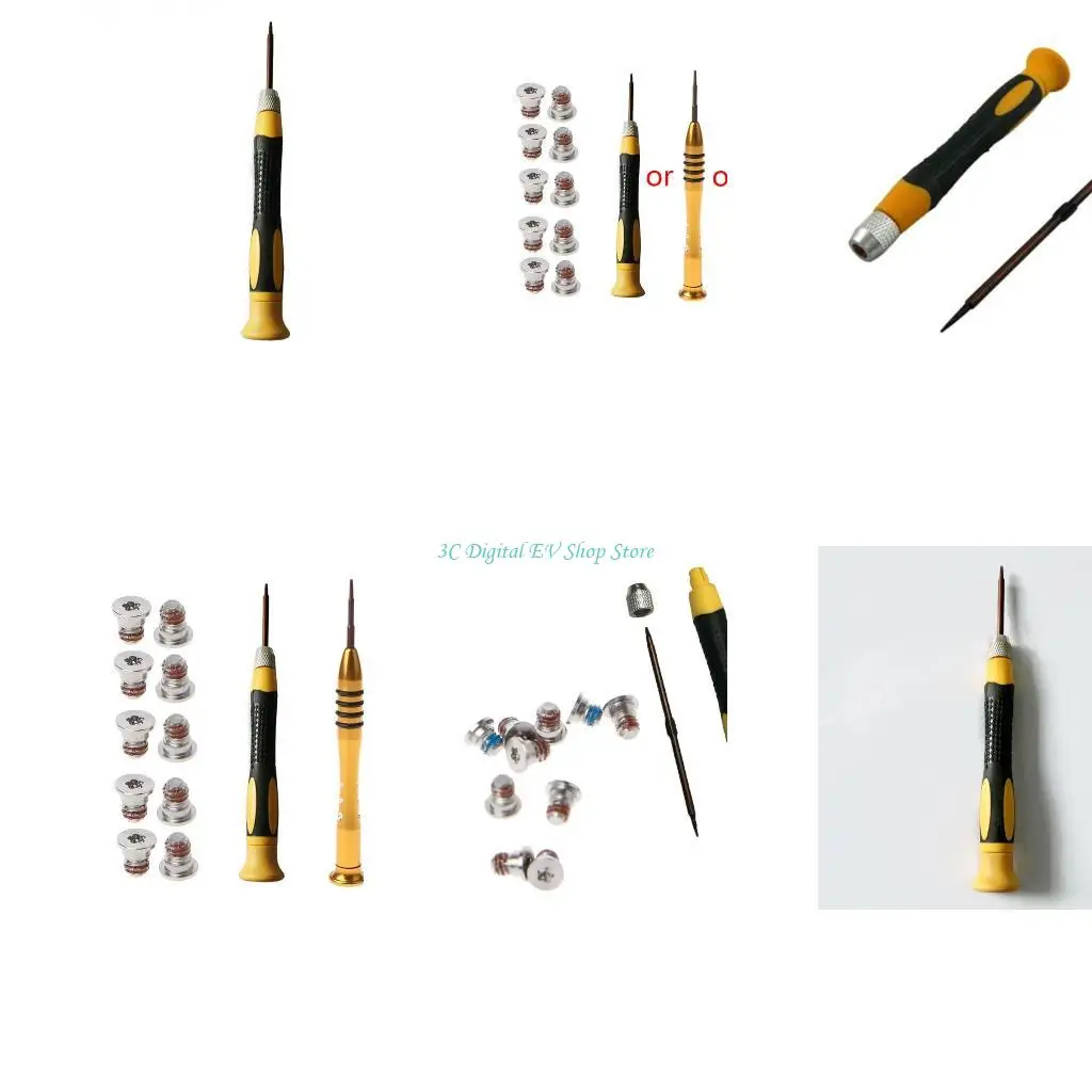 

E74D Screws with Screwdriver for Macbook A1398 PC Bottom Cover Repair Tool