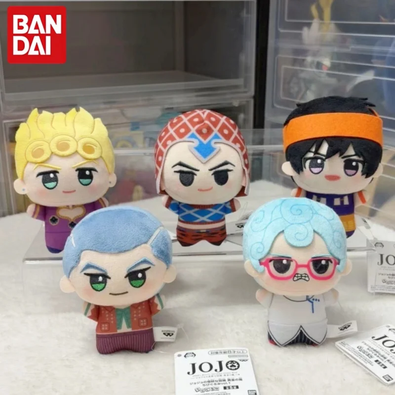 Banpresto JoJo’s Bizarre Adventure Golden Wind Plush Doll Set, Anime Stuffed Toy, Collectible Display Decoration, Gift for Fans
