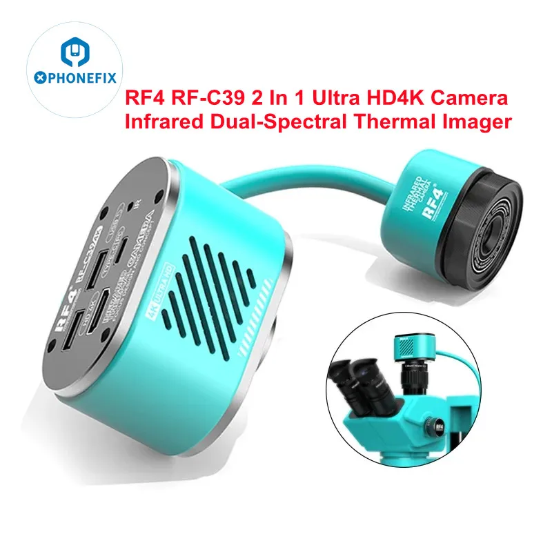 

RF4 RF-C39 HD 4K Industrial Camera 1080P HDMI USB 60fps 1/2.8 Inch Sony Sensor with Dual-Spectra Visible Infrared Thermal Camera