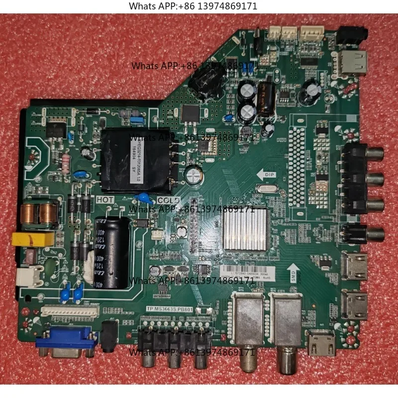 TP.MS3663S.PB801   LED Three in one TV motherboard, physical photo, tested 3 specifications, order according to the picture