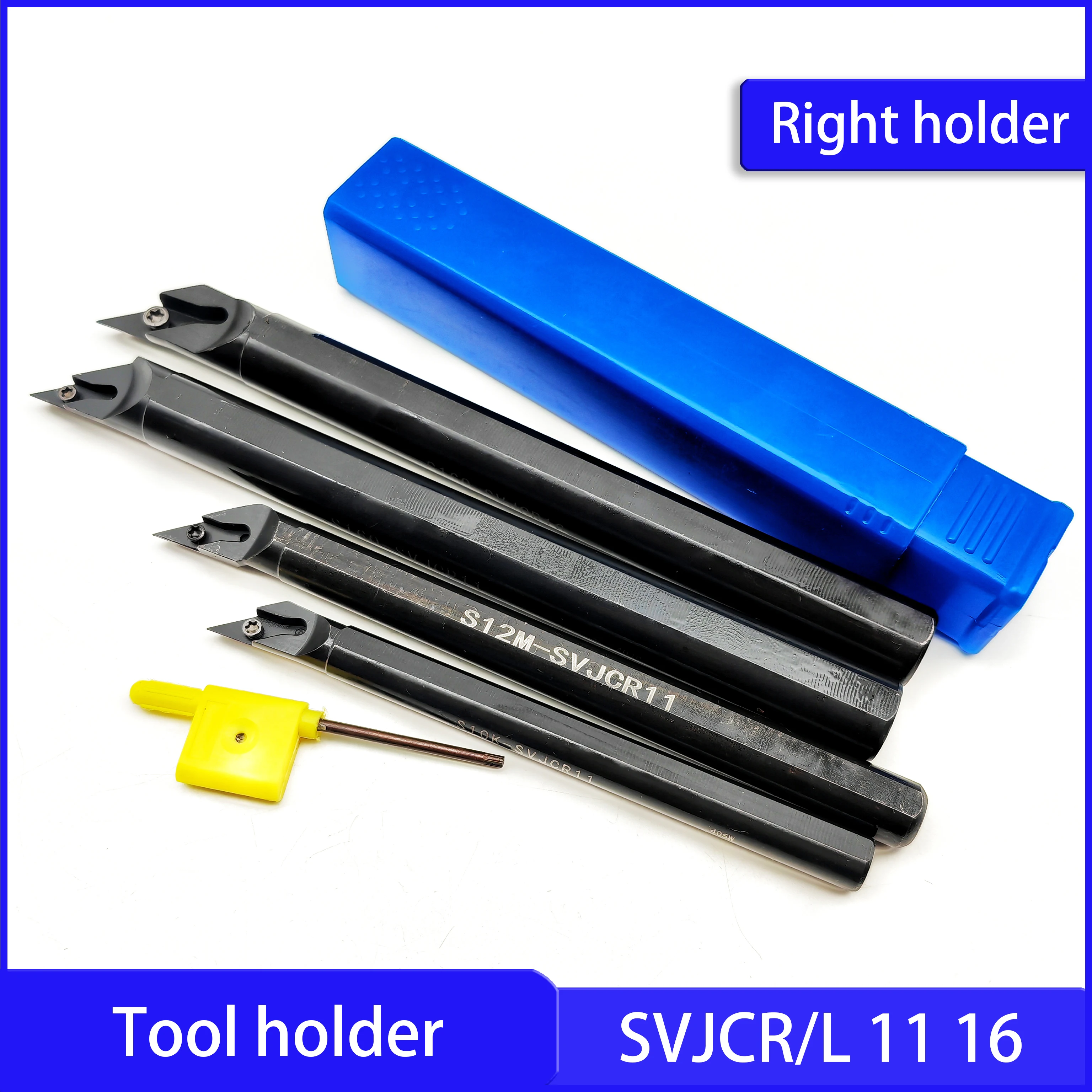 CNC tool holder S10K 12M 16Q 20R 25S-SVJCR SVJCL 11 16 for inner hole machining, suitable for VCMT1103 VCGT1103 VCMT604 VCGT604