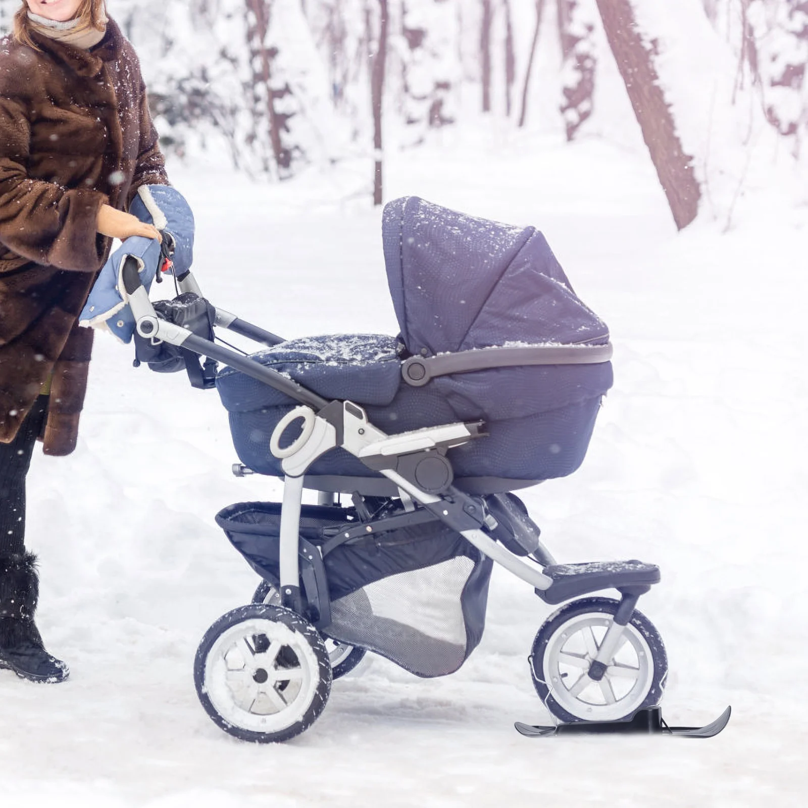 

Scooter Ski Sled Balancing Bike Snowboard for Kids Durable Cold Resistant Lightweight Fun Winter Toys Children Play Equipment