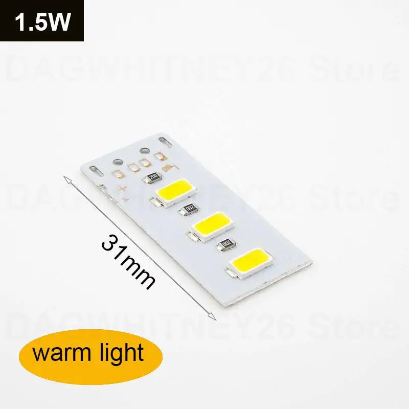 4W 5W 12W sostituzione chip luce led sorgente DC 5V usb dimmerabile LED bianco caldo perline superficie lampada notturna SMD illuminazione lampadina