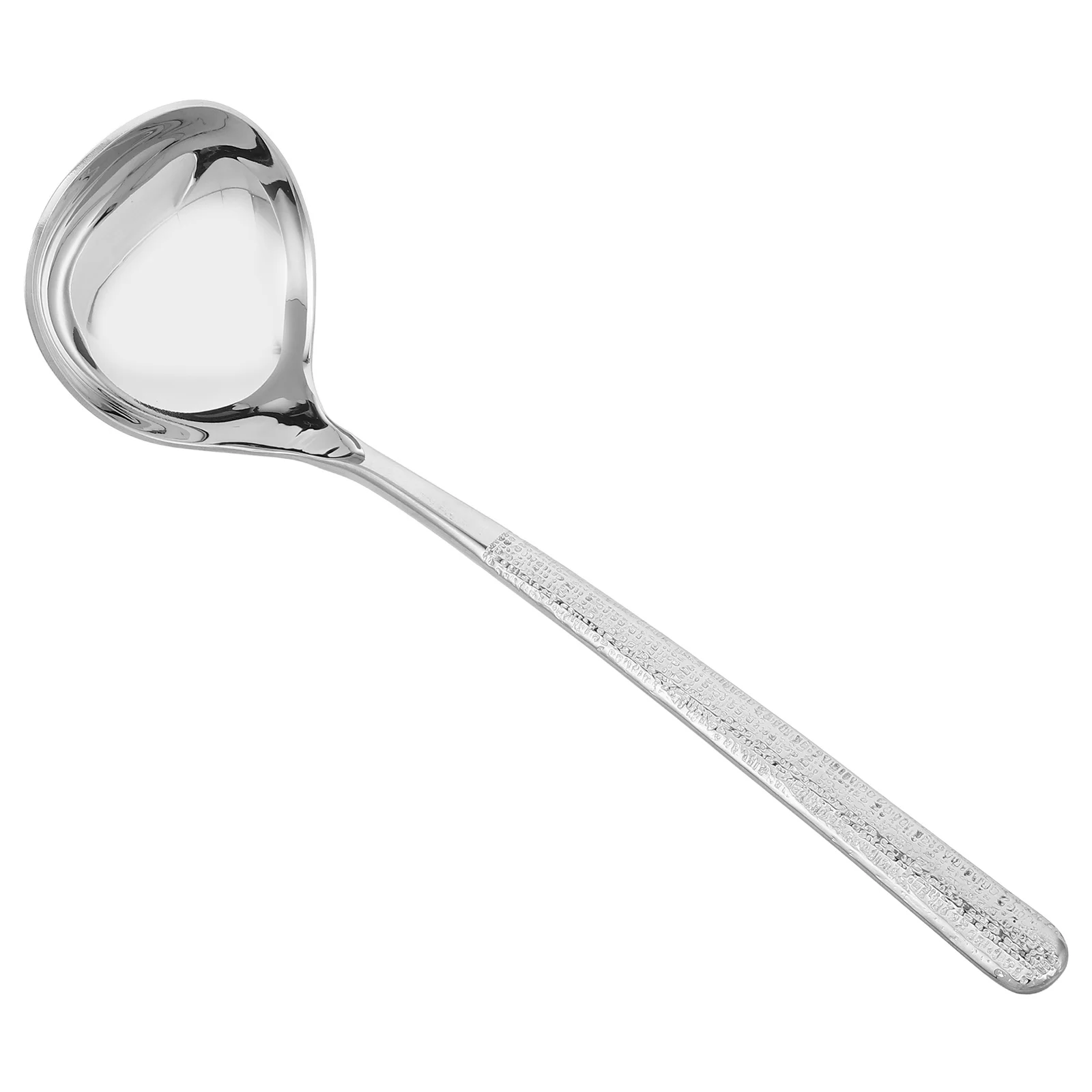 

Hammered Soup Spoon Stainless Steel Deep Bowl Cooking Serving Spoon for Kitchen Restaurant Sauce Ladle Large Soup Scoop