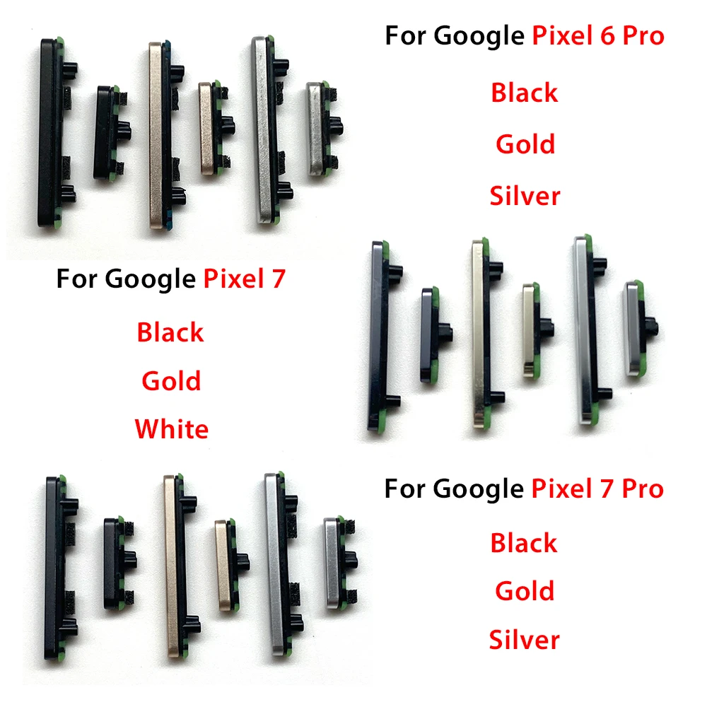 20個-ロット-電話の電源ボリュームボタン-google-pixel-6-6-pro-6-a-7-7-pro-7-a用-外部オンオフサイドキー修理部品（新品）