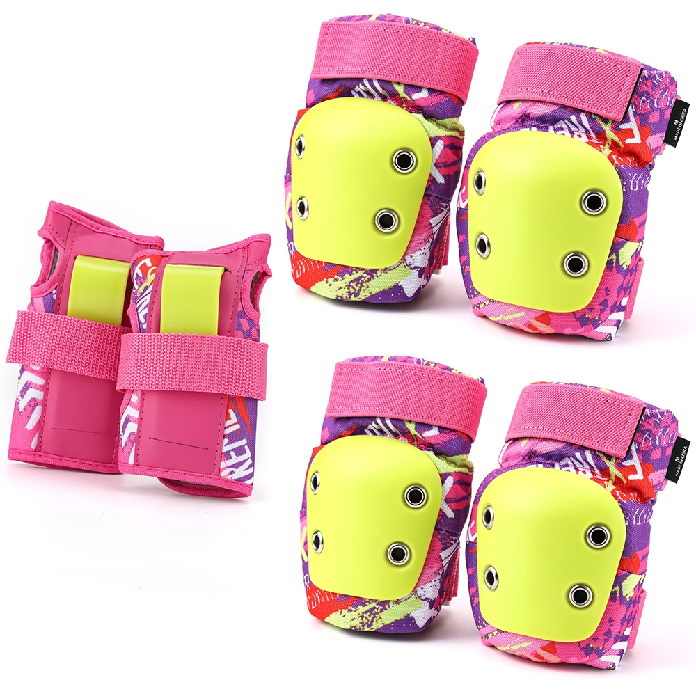 Adult Kids Knee and Elbow Pads Extreme Sports Skateboard Roller Support Protector