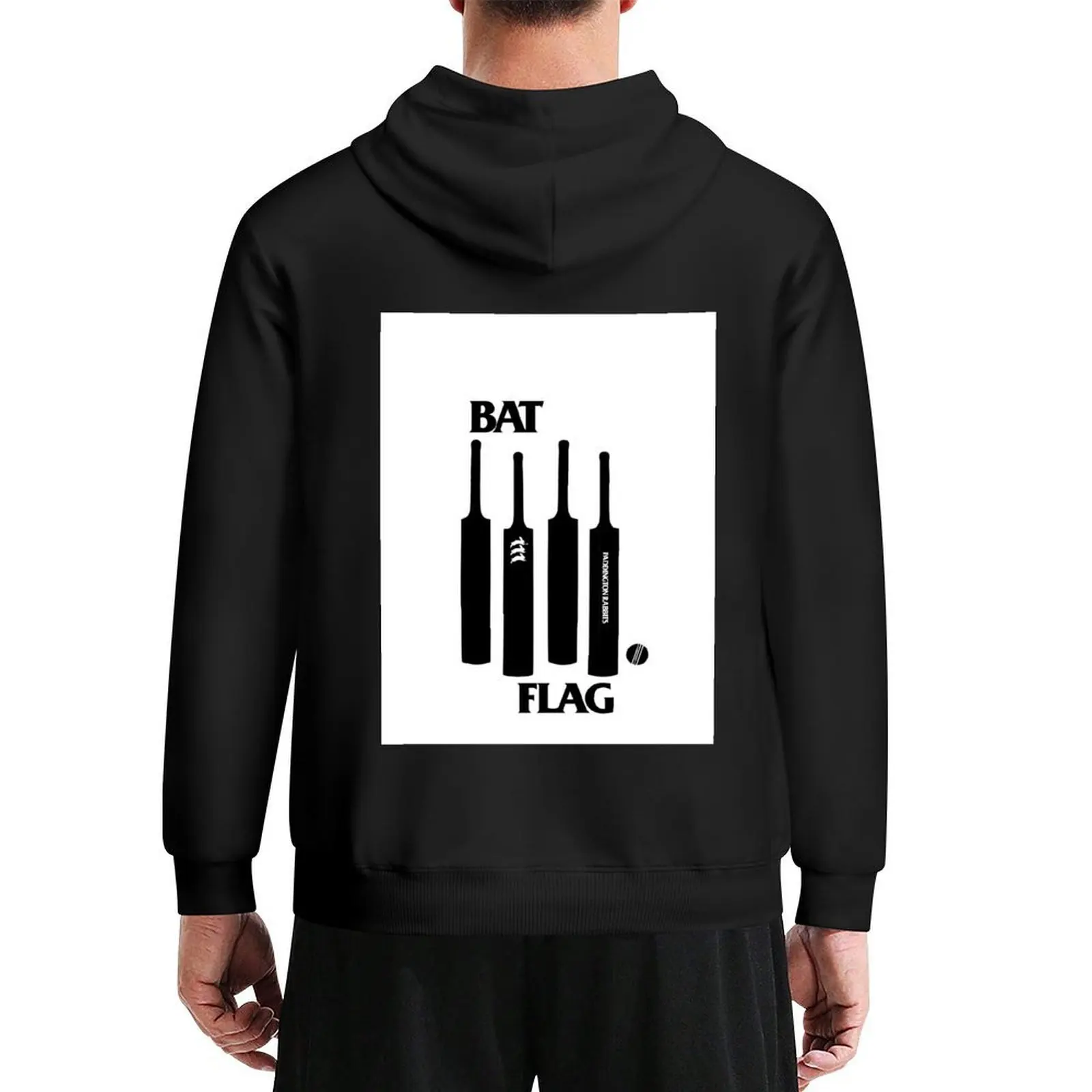 

Bat Flag Paddington Rabbits Hardcore Cricket Logo Hoodie graphic t shirts men blouse man hoodie