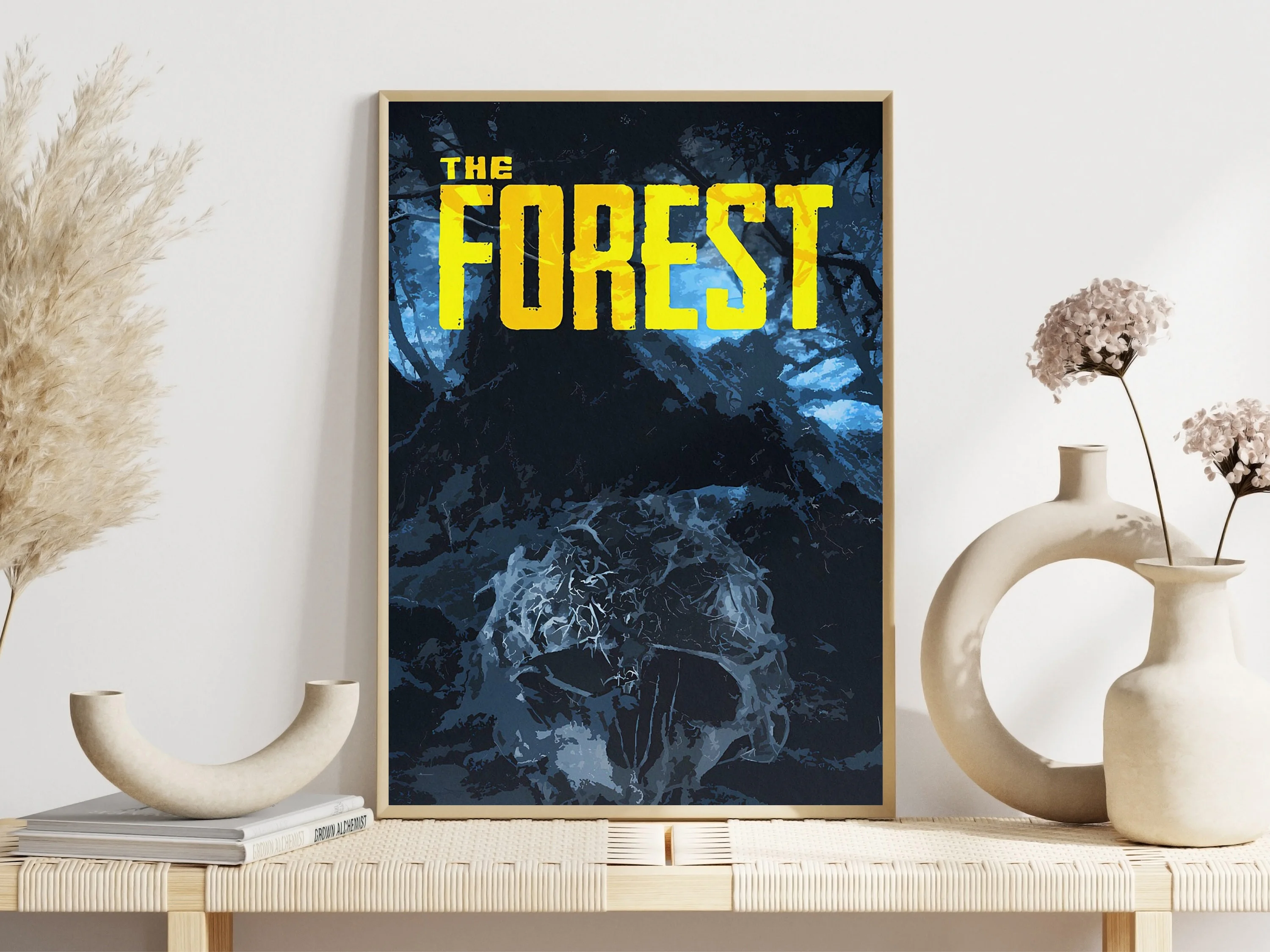 Horror Adventure Games The Forest Posters Explore The World Survive Prints Canvas Painting Wall Picture Home Living Room Decor