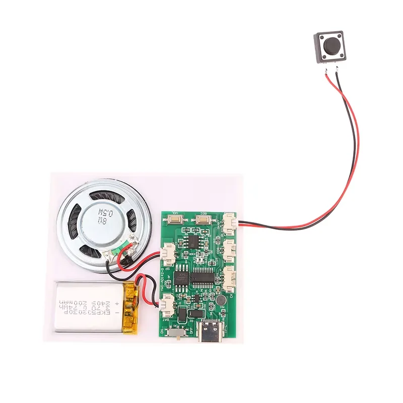 Programmable 8M 16M 32M USB Recordable Birthday Card Music Voice Module Chip for DIY Voice Audio toy Greeting Card
