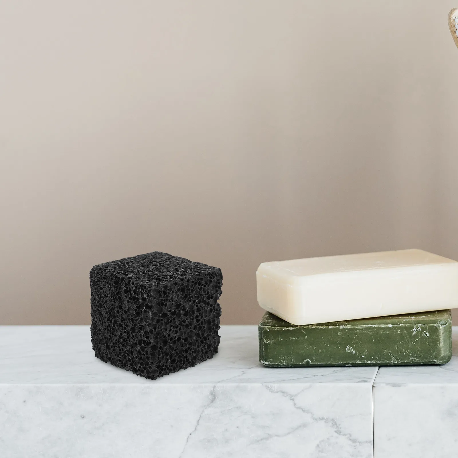

Black Square Volcanic Stone Lava Rock Diffuser Cube Aromatherapy Stone Essential Oil Passive Diffuser Office Home Decor