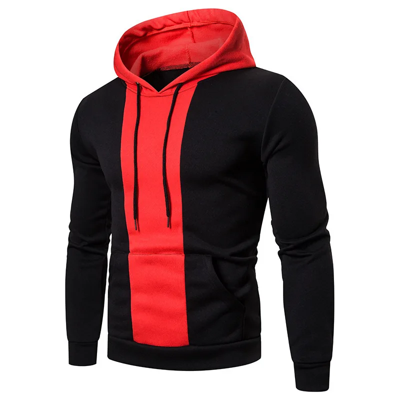 Men's Hoodie Hooded Color Block Pocket Sports & Outdoor Streetwear Cool Casual Spring & Fall Clothing Apparel Hoodies Sweatshirt