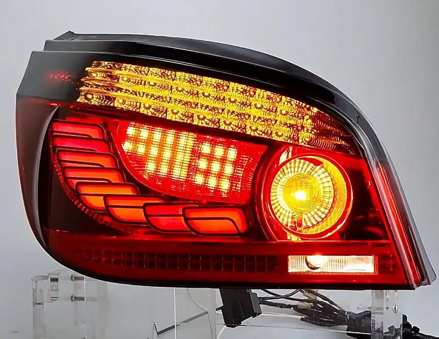 Archaic New Design Car Rear Lamp For BMW 5 Series E60 2008-2010 Full LED Taillight Modified Dragon Scale Style