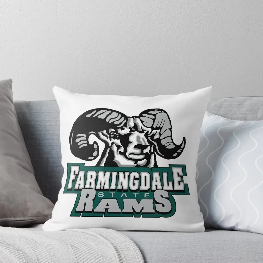 

Rams, SUNY Farmingdale Throw Pillow christmas supplies Sitting Cushion Cusions Cover ornamental pillows for living room pillow