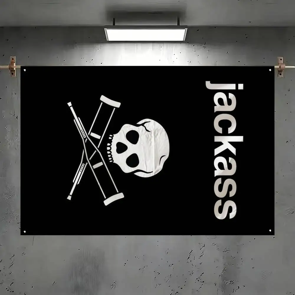 Jackass Best and Last J-Jackass Flags Wall Hanging Tapestry Outdoor Garage Room Decorative Flag Background Blanket