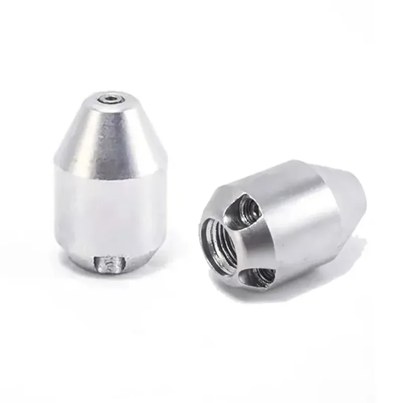 1/4 Inch Stainless Steel Sewer Jetter Nozzle 5000PSI High Pressure Washer Drain Cleaning Jet Nozzle Replacement Accessory