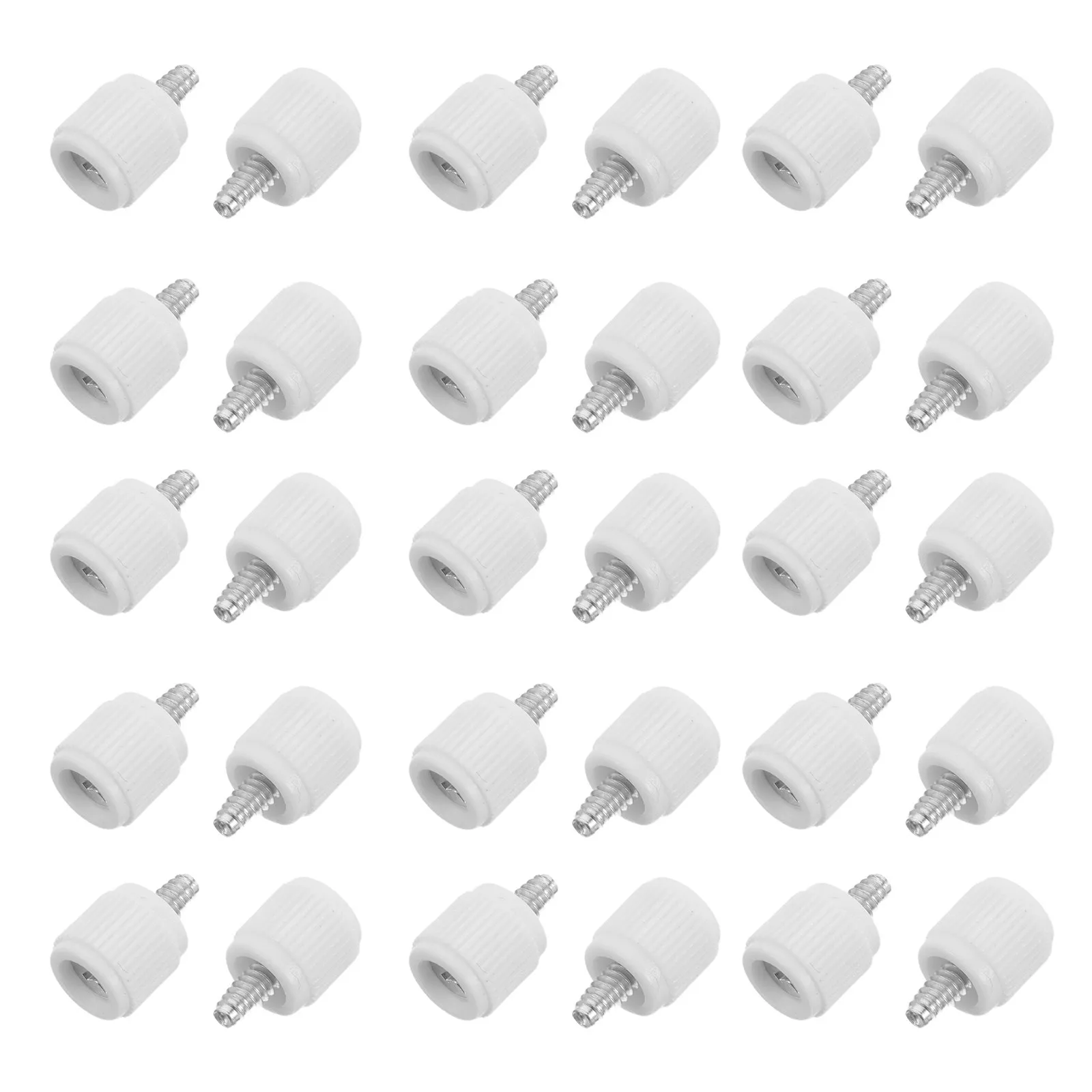 100 pièces de vis à pouce en métal pour ordinateur, kit de vis pour boîtier de PC, kit de vis de remplacement pour réparation de bureau DIY, vis à tête ronde en alliage 32x5mm.