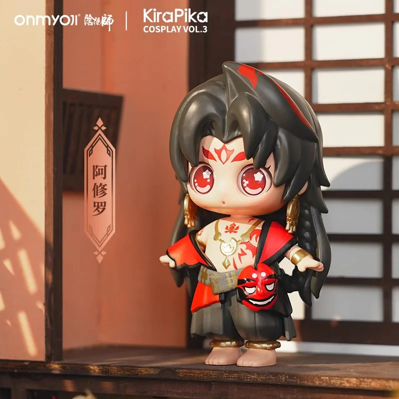 Onmyoji Kira Cosplay z serii Vol.3 pudełko z niespodzianką zabawki Kawaii Anime figurka Caixa Caja niespodzianka tajemnicze pudełko lalki prezent dla dziewcząt