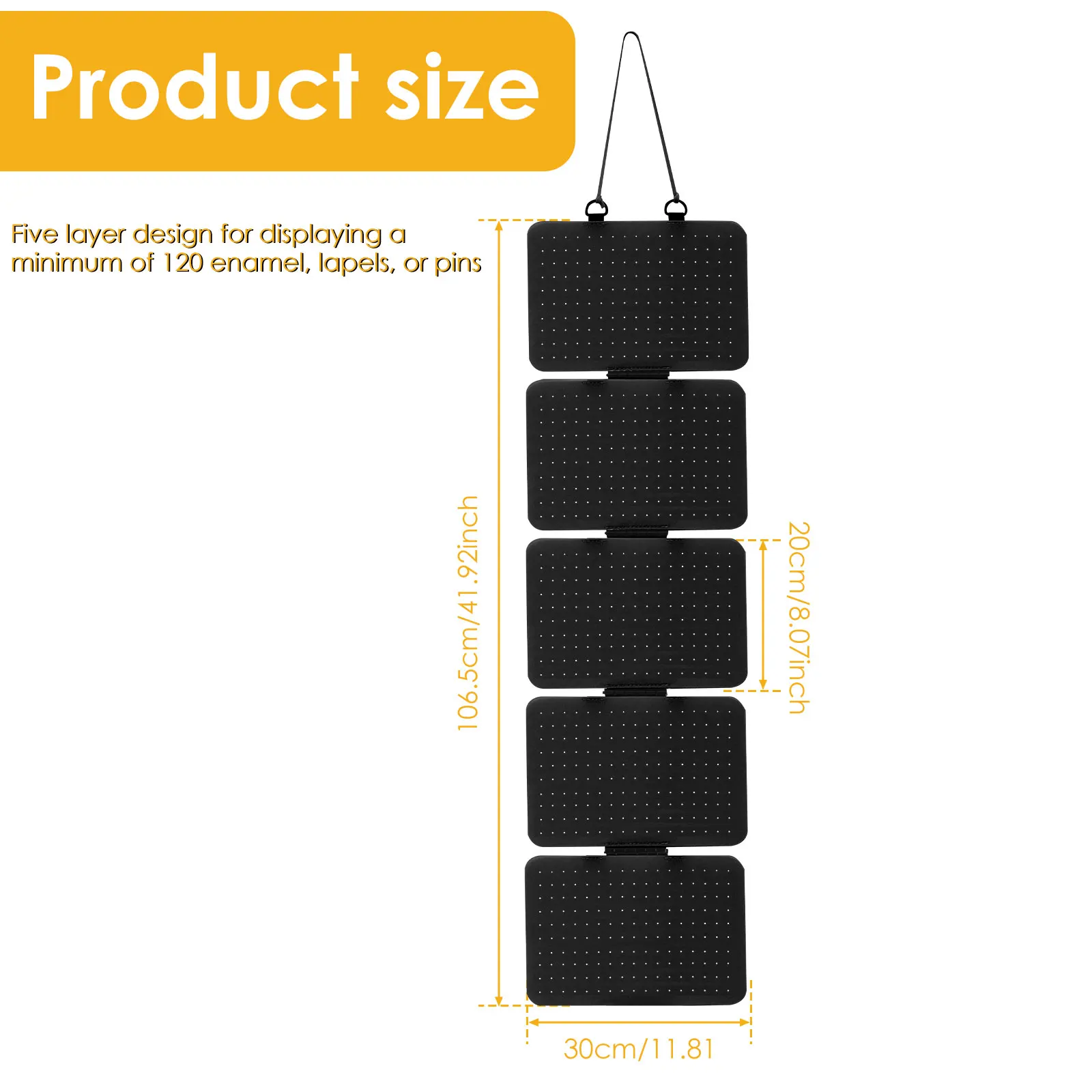 Hanging Enamel Lapel Pin Display Panels
