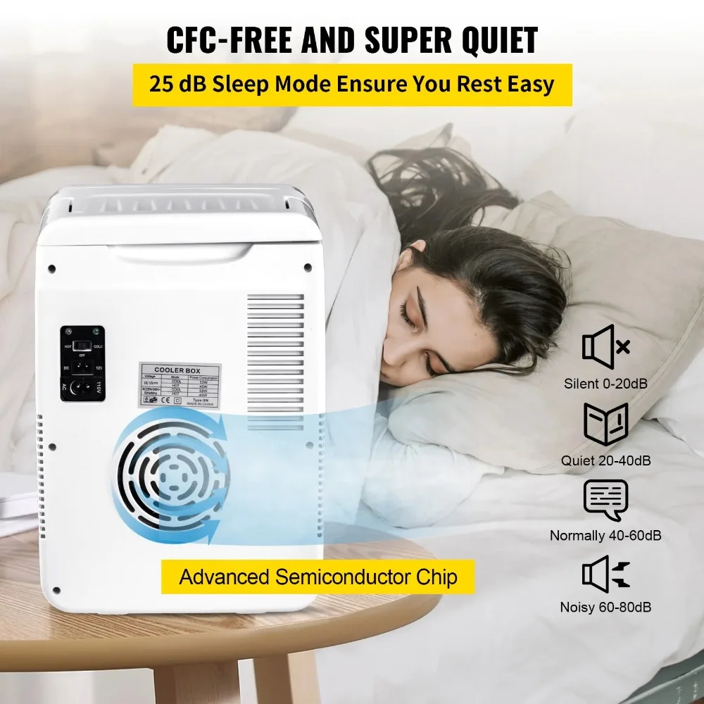 10리터 휴대용 냉장고, 블랙 스킨케어 냉장고