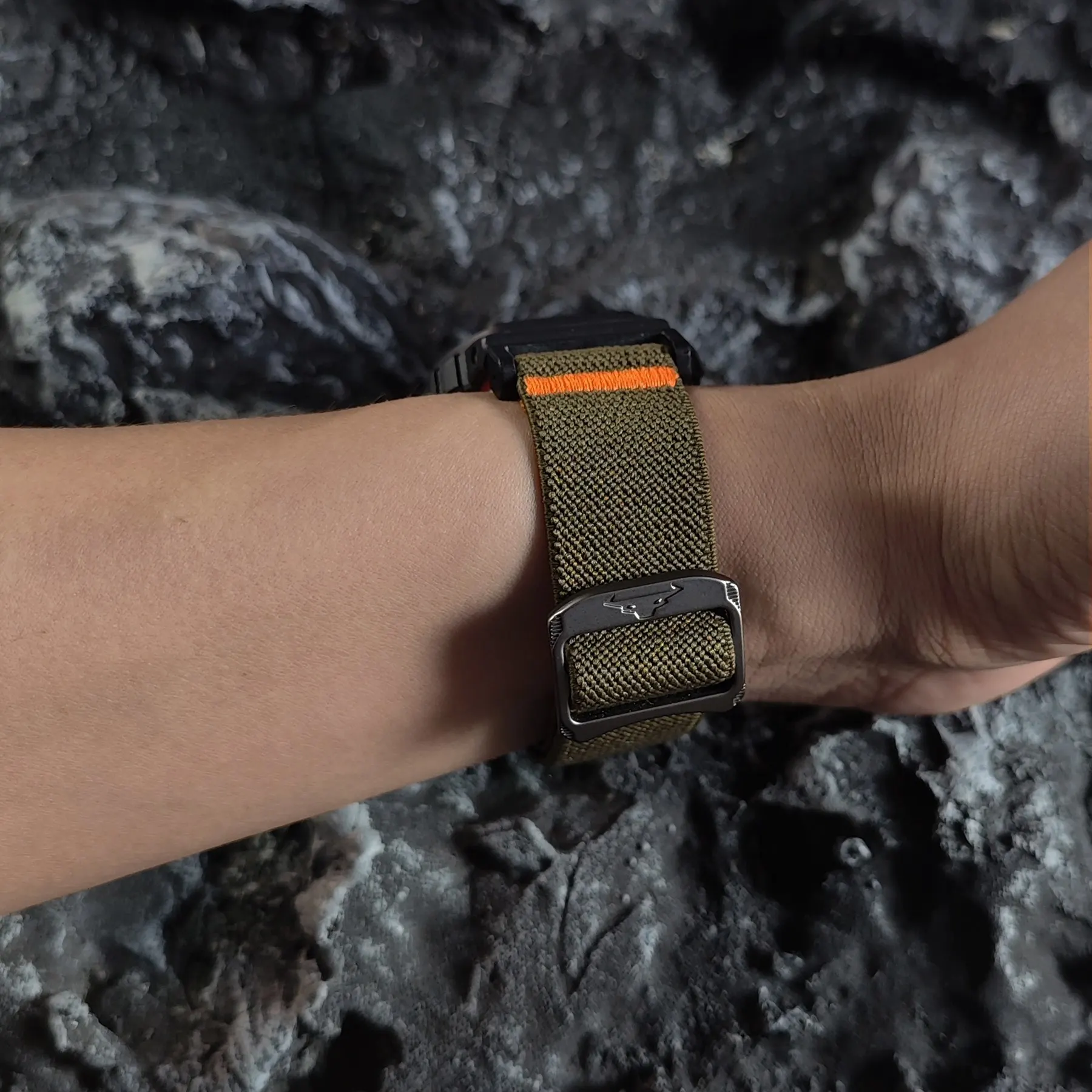 حزام معصم من النايلون المضفر الناعم القابل للتمدد لساعة كاسيو gshock DW-5600/8900، GA-100/GW-B5600/GB-5600 /GW-6900