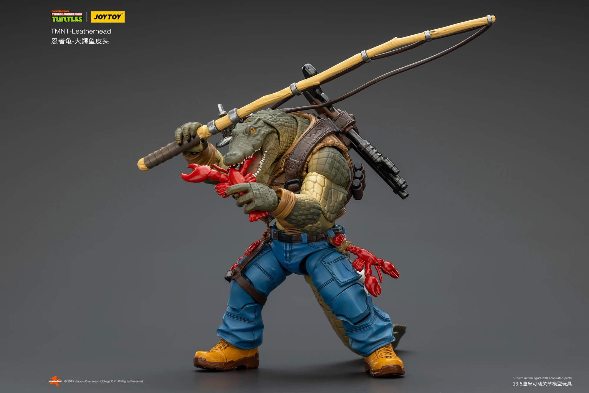 New Joytoy 1/18 Teenage Mutant Ninja Turtles Action Figure Tmnt Metalhead Figures Tmnt Leatherhead Statue Decoration Desk Toys