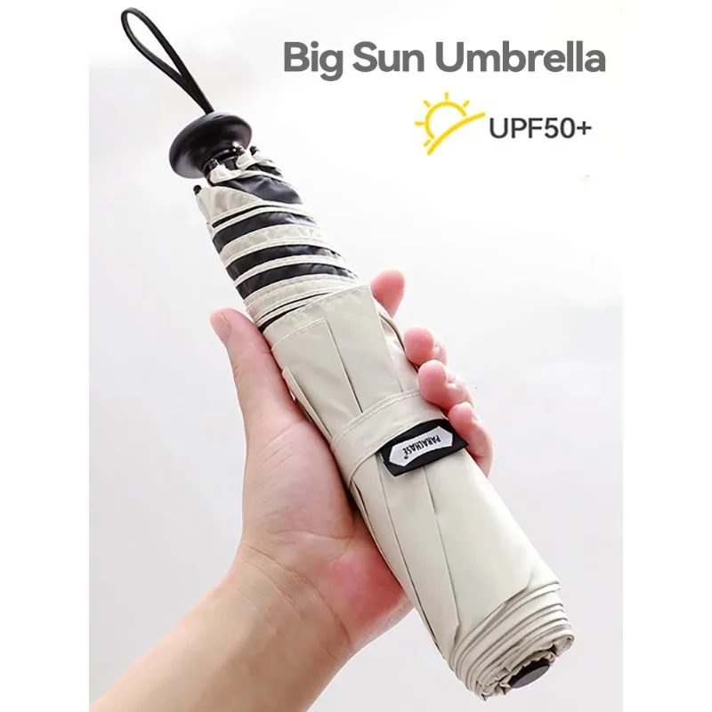 Big Sun Umbrella Windproof Lightweight UV Protection Parasol Umbrella Woman Men 108cm Big Travel Golf Umbrella 300T