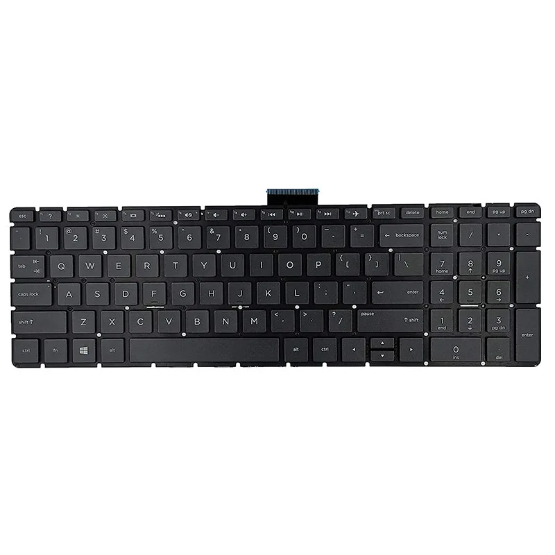 Replacement Keyboard Compatible With For HP Pavilion 15-BW 15-BS 17-BS 17-AK Series Laptop-Black