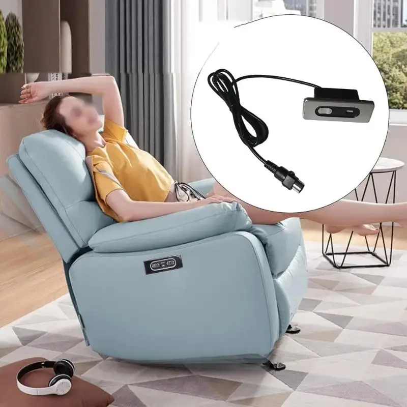 Sollevamento elettrico Sollevamento Controller manuale del divano elettrico Manuale Switch reclinabile con porta ricarica