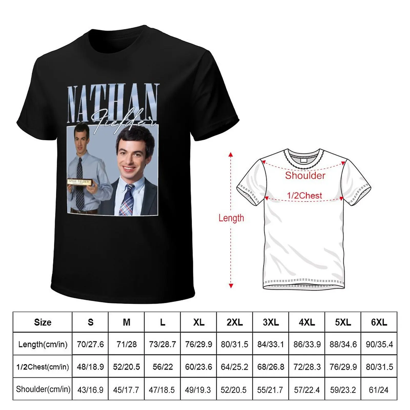 Nathan Fielder Vintage T-Shirt sublime quick drying shirts men graphic