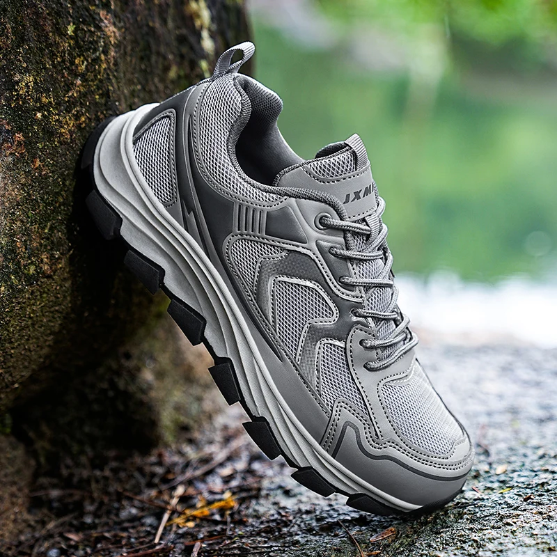 2026 New Arrival Gym Hiking Shoes For Men Anti-Slip Outdoor Shoes Men Big Size 47 Climbing Shoes Man Wearable Men Shoe Mountain