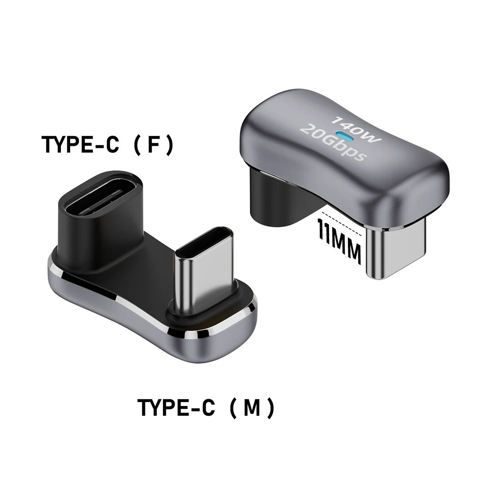 STEAM DECK-Adaptateur de console de jeu, public de type-c vers type-c femelle, USB femelle