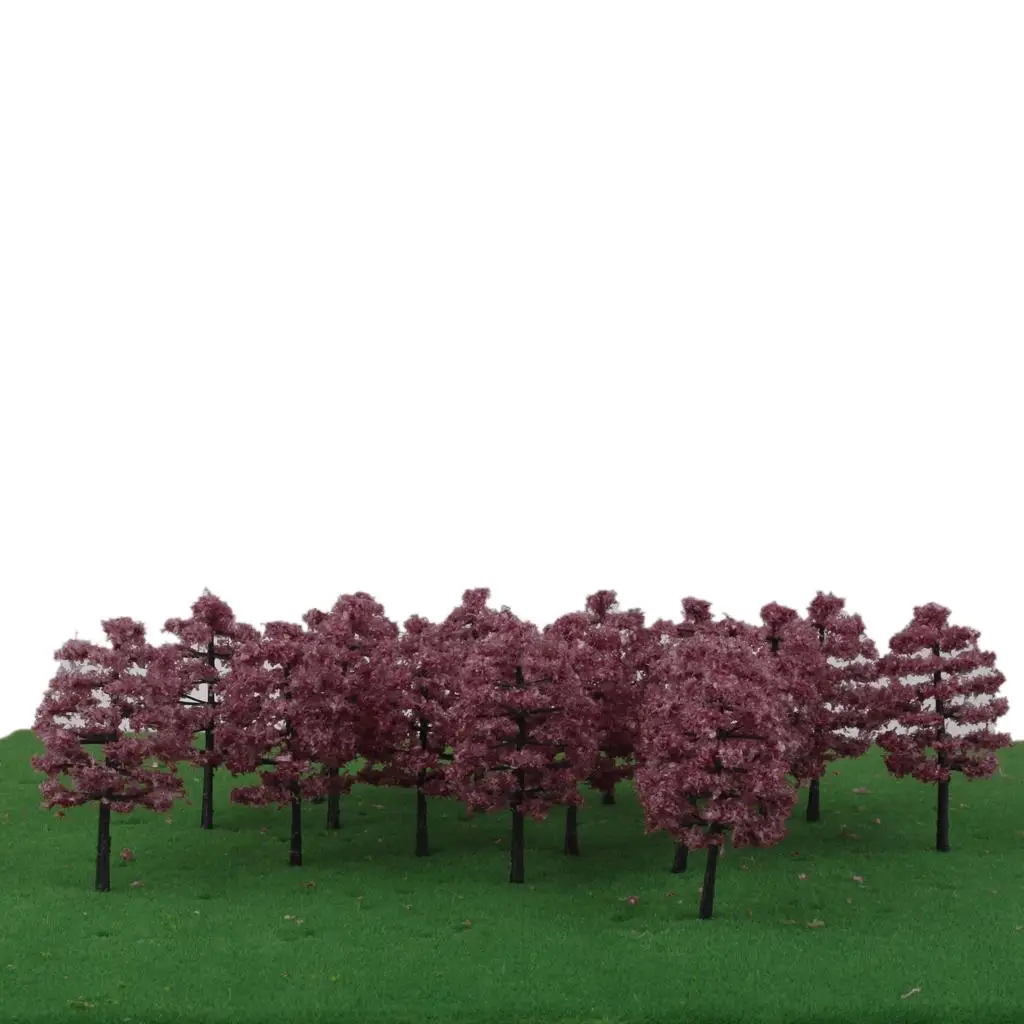 

20 Model Trees HO OO Scale Layout garden and park Landscape Wargame