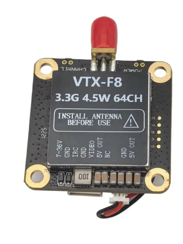 

Flytofpv Vtx-f8 3.3g 4500mw Vtx 64ch(3060-3500mhz)fpv Wireless Long-distance Transmission Transmitter, Tower Installation