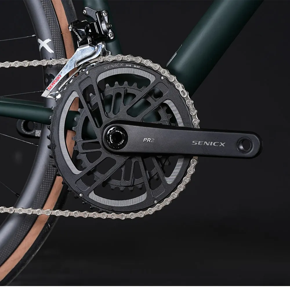 Senicx Kurbel Rennrad pr2 Kurbel garnitur 165/170/172/175/mm 46-30t 50-34t 52-36t Kettenblatt für Faltrad 10/Geschwindigkeit neu – Detail 11