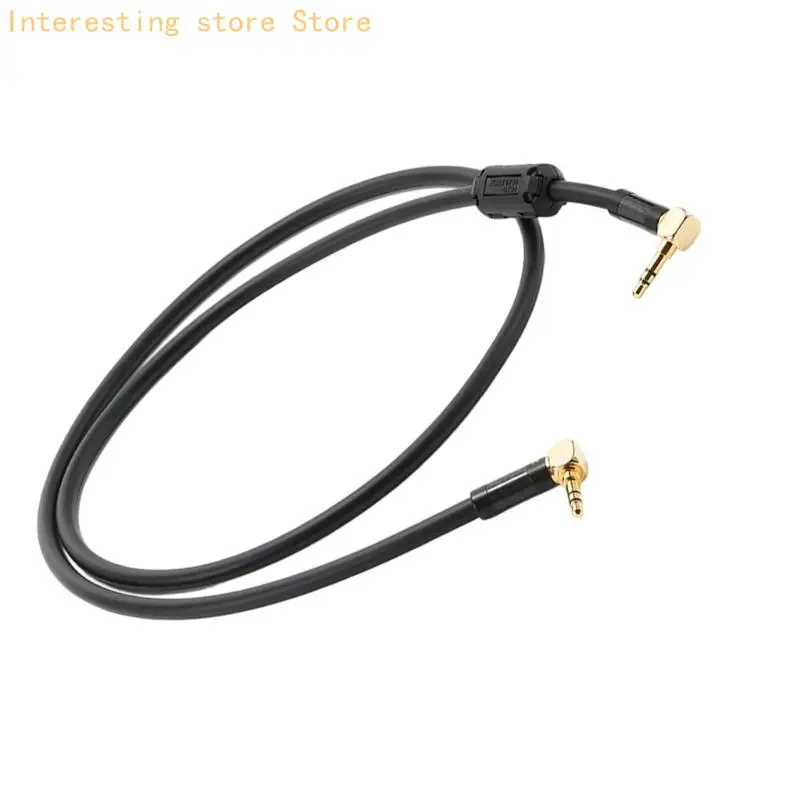 50Cm 3.5Mm Earphone Cable with Ferrite Cores Reduce Interferences for Speakers 55KC