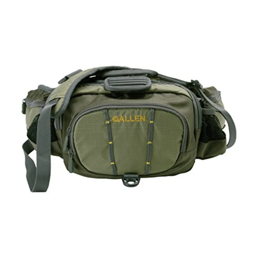 

Eagle River Lumbar Fly Fishing Pack - Holds 6 Fly Boxes, Zip‑Down Workstation, Waist Bottle Pockets, Durable Outdoor Waist Pack