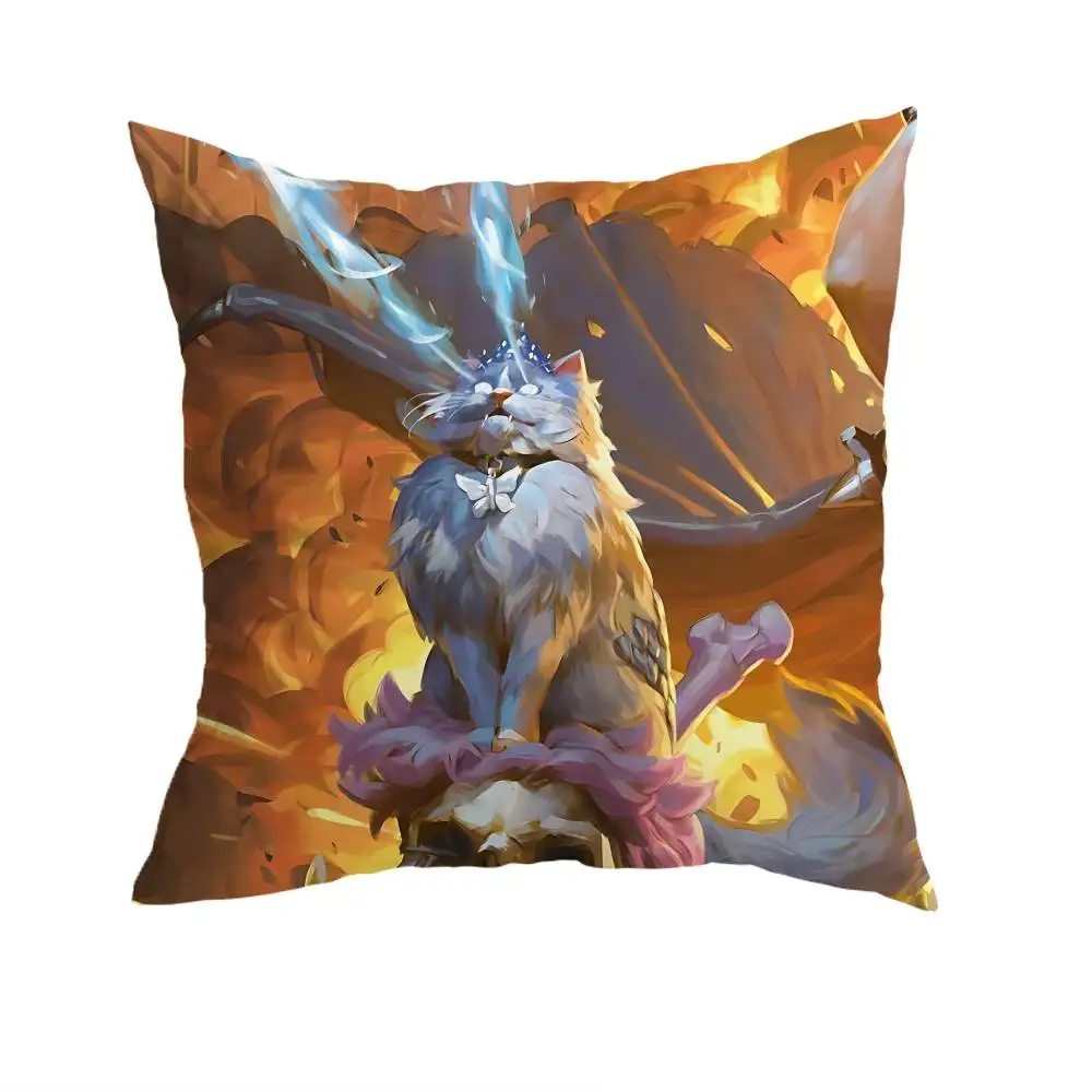 D-Dungeon Crawler Carl pillowcase casual style decoration, suitable for home decoration (excluding pillow core)