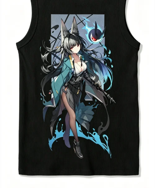 Zenless Zone Zero Ribbed Tank Streetwear Anime Lover New Model personality Clothes Year round clothing Unisex high quality soft