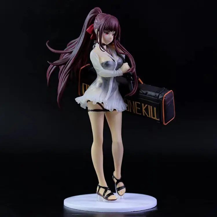 25cm Girls Frontline WA2000 In Swimsuit Game Girl Figures Statue Cartoon Girl Models Boys Collectible Toys Ornament Doll Toys