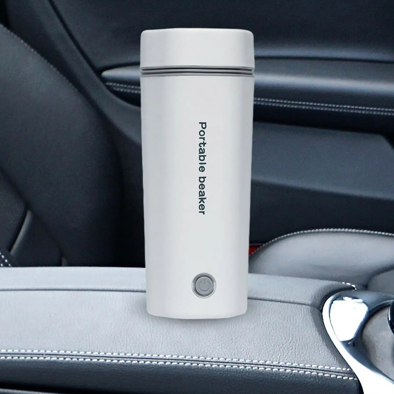 

Car Heating Cup Tumbler Leakproof 400ml Anti Dry Protection Smart Heating Car