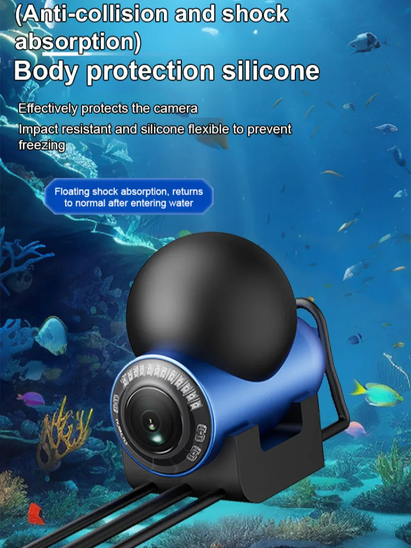Fish Detector Underwater Camera Visual HD Fish Fishing Essentials Anchor Fish Night Vision Probe