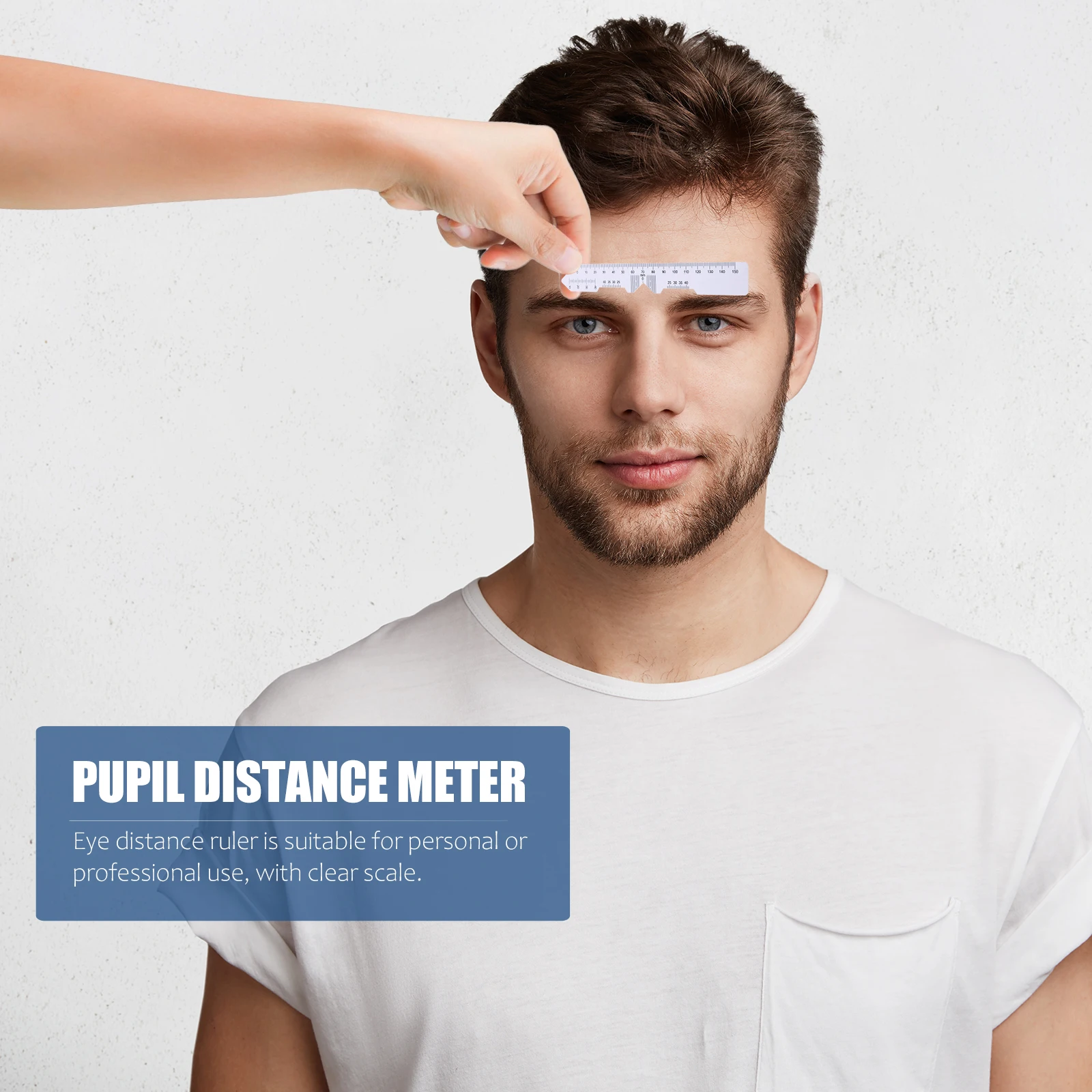 

6pcs Pd Ruler Pupillary Distance Tool Plastic Optical Scale For Eye Exam Professional Ophthalmic Rangefinder Lightweight