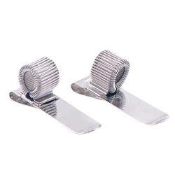 Portapenne a molla in metallo a foro singolo con clip da tasca Anello a molla Portapenne uniforme per medici infermiere Clip per penna in metallo per notebook